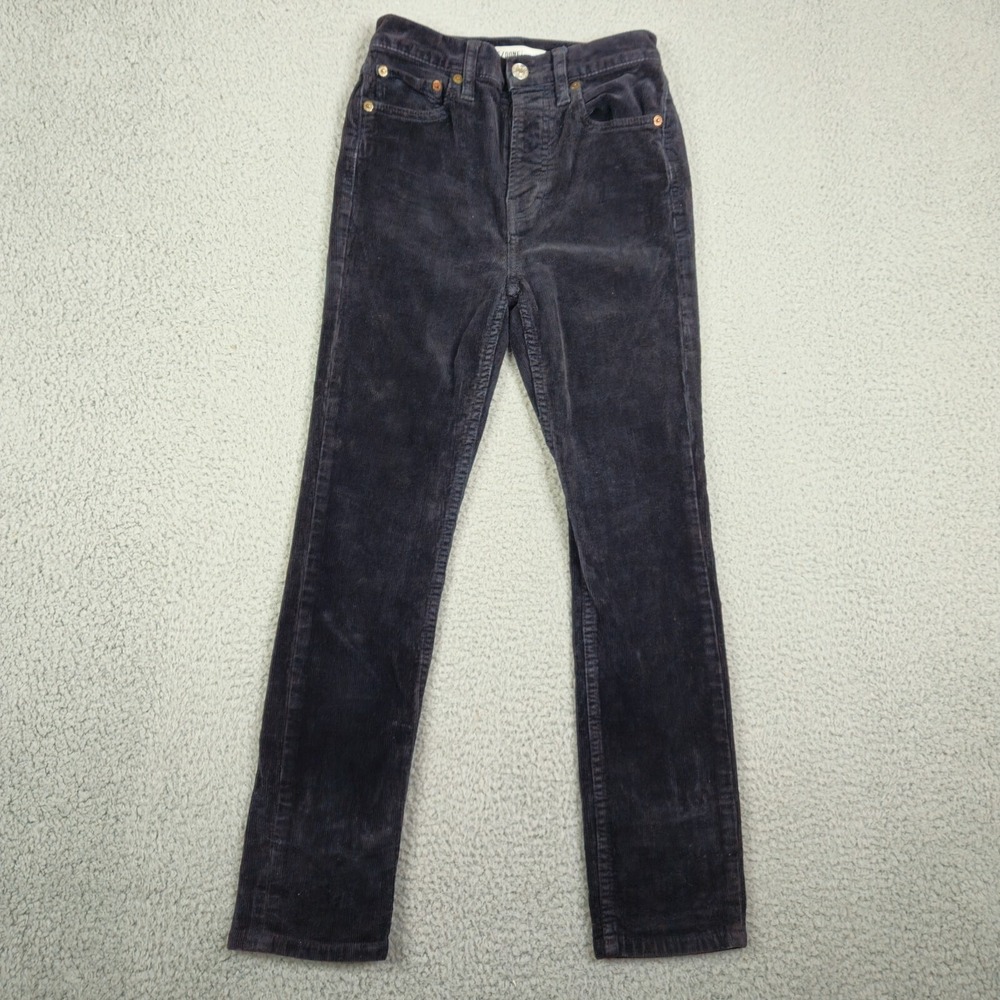 RE/DONE Originals Women's black corduroy Casual Pant Size 23